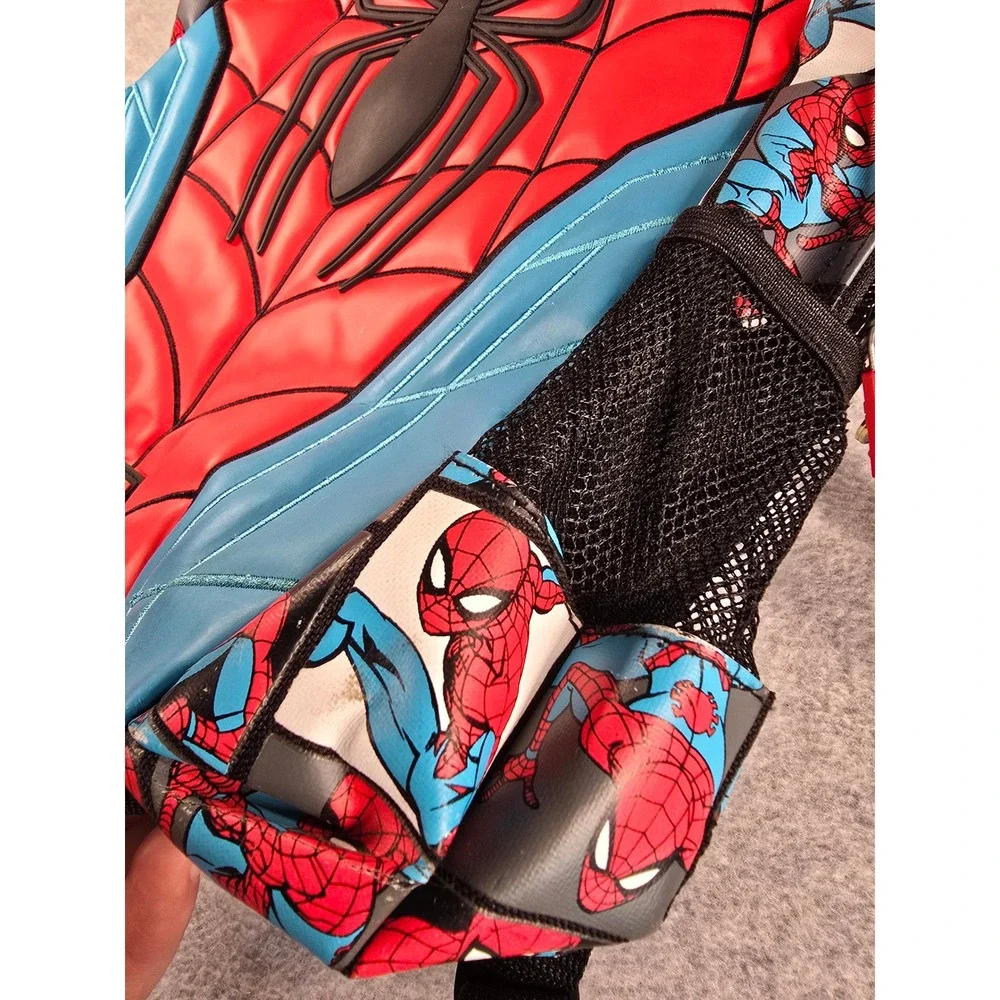 Smiggle Marvel Spider-Man Backpack Superhero Hooded Embossed Bag School